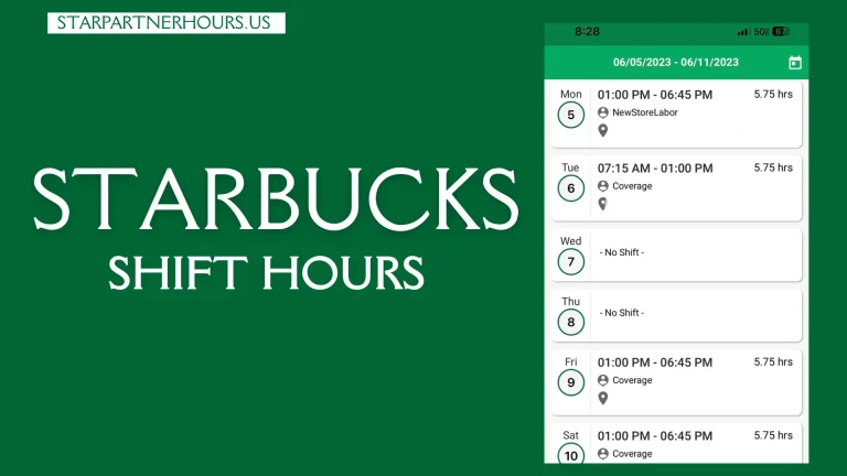 starbucks work shifts